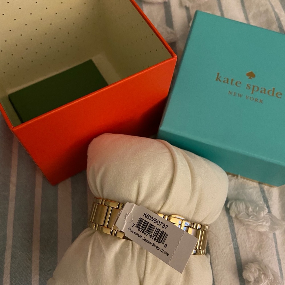 New Kate Spade Gramercy Gold Dot Watch